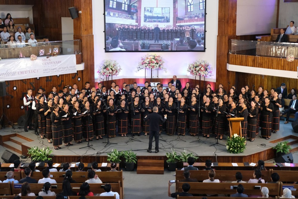 The Pre-Centenary Music Ministry Celebration at Sumi Baptist Church Kohima on June 8.